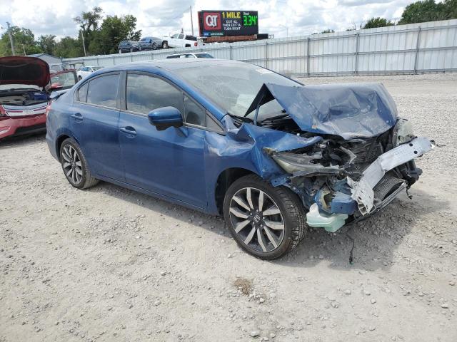 2HGFB2F95FH504863 - 2015 HONDA CIVIC EXL BLUE photo 4
