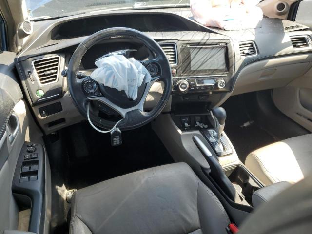 2HGFB2F95FH504863 - 2015 HONDA CIVIC EXL BLUE photo 8
