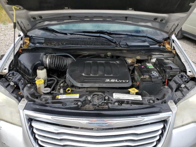 2C4RC1BG7CR312499 - 2012 CHRYSLER TOWN & COU TOURING SILVER photo 11