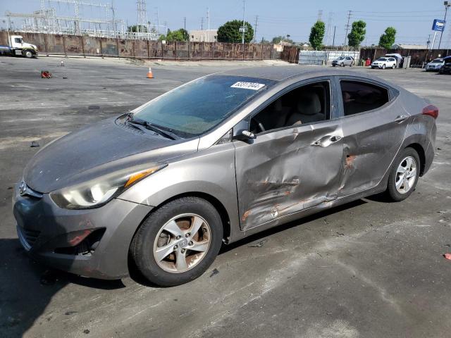 5NPDH4AE8EH464126 - 2014 HYUNDAI ELANTRA SE GRAY photo 1