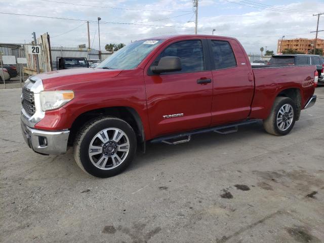 5TFRM5F18HX112573 - 2017 TOYOTA TUNDRA DOUBLE CAB SR/SR5 RED photo 1