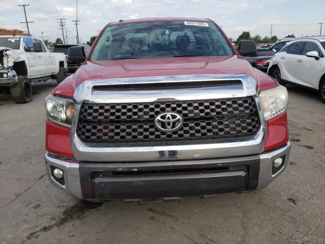 5TFRM5F18HX112573 - 2017 TOYOTA TUNDRA DOUBLE CAB SR/SR5 RED photo 5