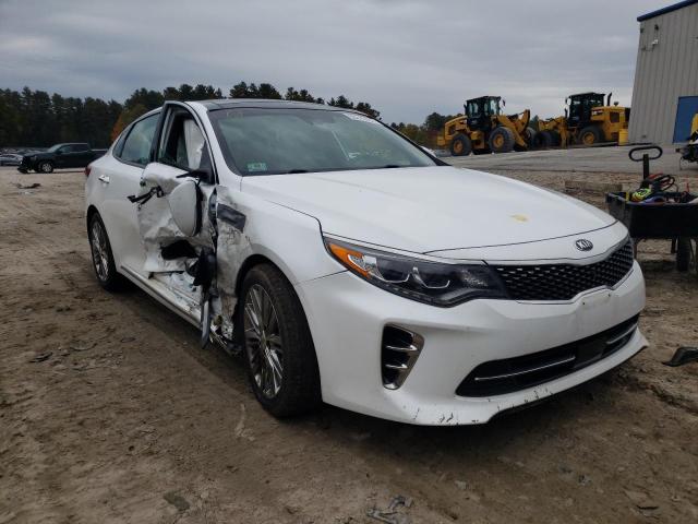 5XXGV4L20HG132531 - 2017 KIA OPTIMA SXL WHITE photo 1