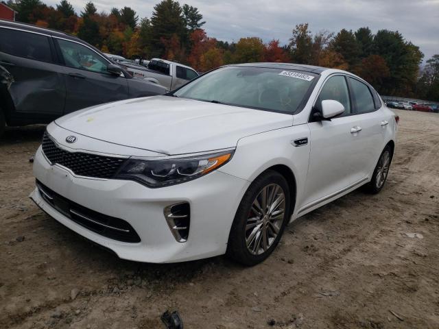 5XXGV4L20HG132531 - 2017 KIA OPTIMA SXL WHITE photo 2