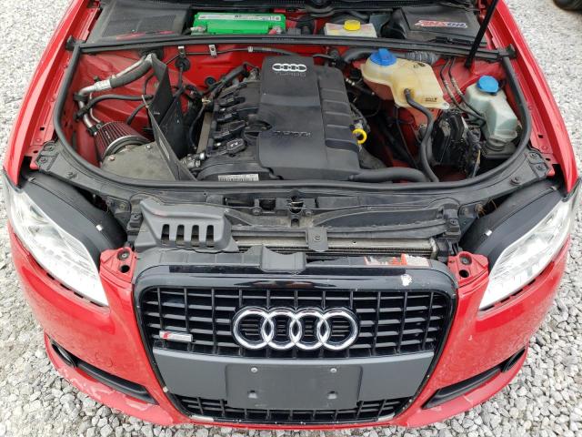 WAUDF78E78A142387 - 2008 AUDI A4 2.0T QUATTRO RED photo 11