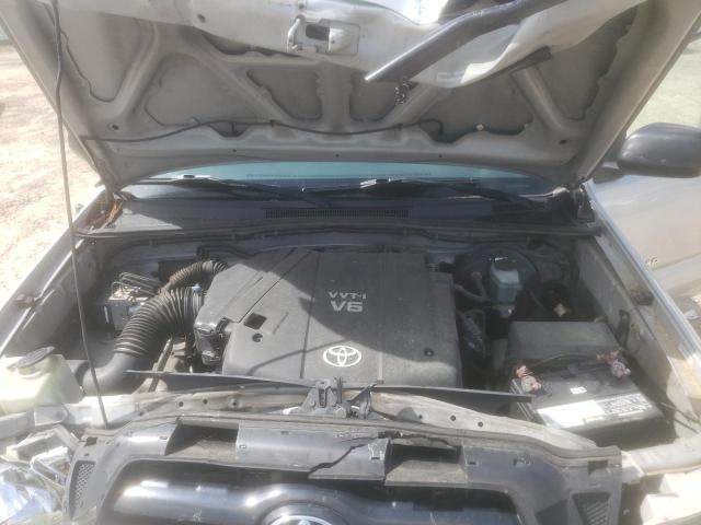5TEJU62NX5Z018159 - 2005 TOYOTA TACOMA DOUBLE CAB PRERUNNER SILVER photo 11