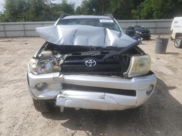 5TEJU62NX5Z018159 - 2005 TOYOTA TACOMA DOUBLE CAB PRERUNNER SILVER photo 5