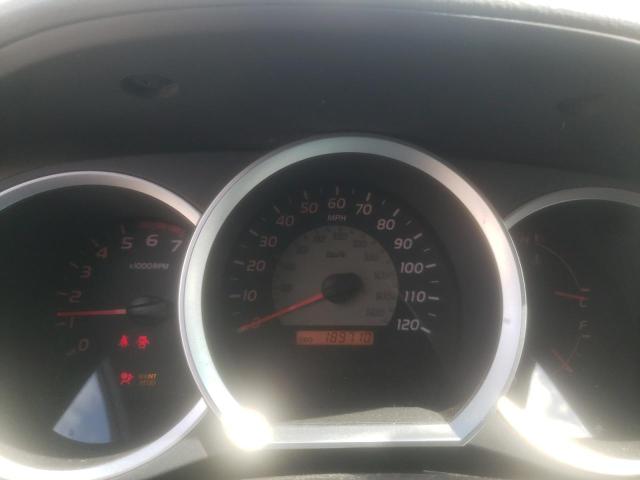 5TEJU62NX5Z018159 - 2005 TOYOTA TACOMA DOUBLE CAB PRERUNNER SILVER photo 9