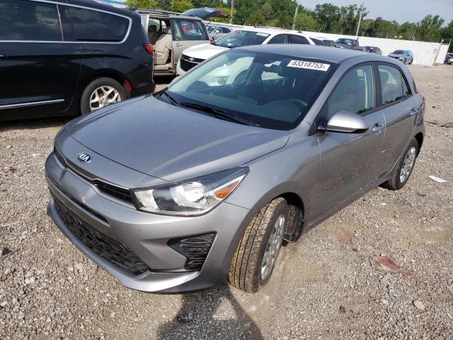 3KPA25AD7ME382733 - 2021 KIA RIO S GRAY photo 1