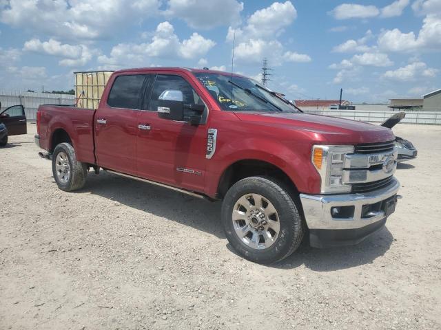 1FT7W2BT3HED40922 - 2017 FORD F250 SUPER DUTY RED photo 4