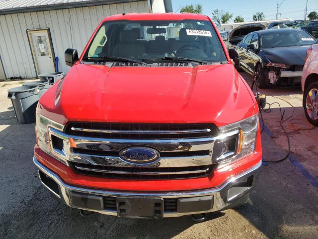 1FTEX1EB2JFA01280 - 2018 FORD F150 SUPER CAB RED photo 5