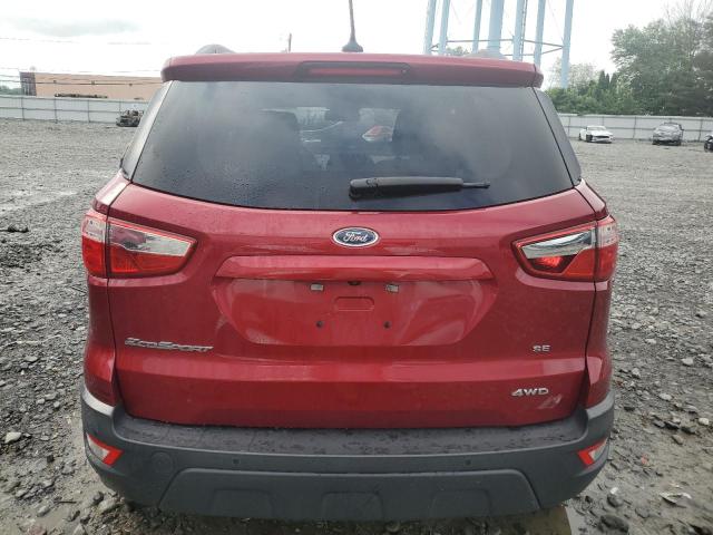 MAJ6S3GL3LC312361 - 2020 FORD ECOSPORT SE Rojo foto 6