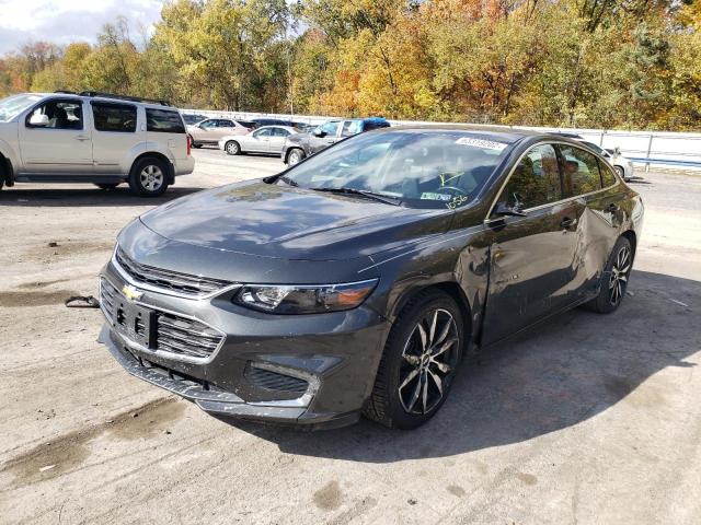 1G1ZE5ST0HF293431 - 2017 CHEVROLET MALIBU LT GRAY photo 2