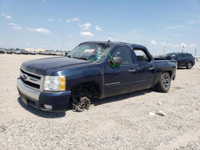 2GCEC13JX71530448 - 2007 CHEVROLET SILVERADO C1500 CREW CAB BLUE photo 1