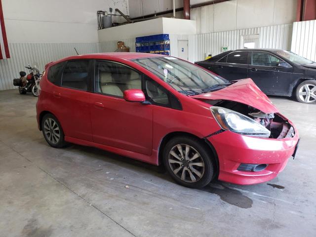 JHMGE8H59DC072185 - 2013 HONDA FIT SPORT RED photo 4