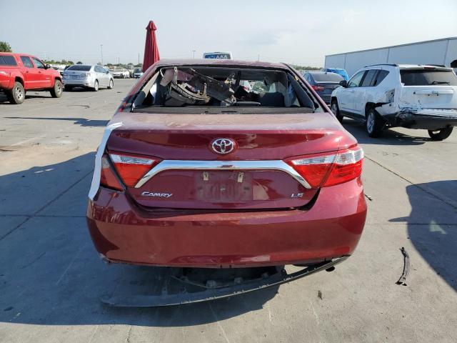 4T1BF1FK0GU595839 - 2016 TOYOTA CAMRY LE BURGUNDY photo 6