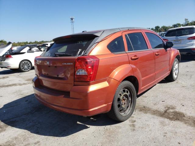 1B3CB3HA9AD615485 - 2010 DODGE CALIBER MAINSTREET ORANGE photo 4