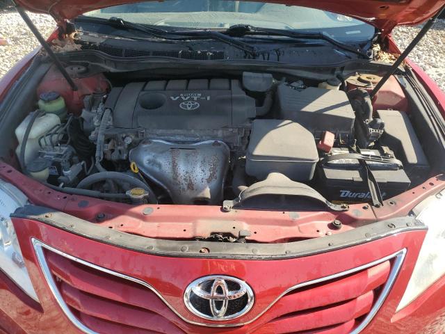 4T4BF3EK1AR028016 - 2010 TOYOTA CAMRY BASE RED photo 11