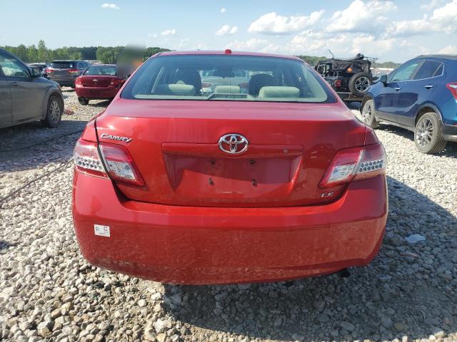 4T4BF3EK1AR028016 - 2010 TOYOTA CAMRY BASE RED photo 6