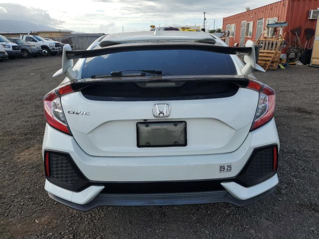 SHHFK7H5XJU228327 - 2018 HONDA CIVIC EX WHITE photo 6