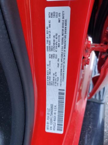 1C6SRFLT5NN250603 - 2022 RAM 1500 REBEL 红色 照片 12