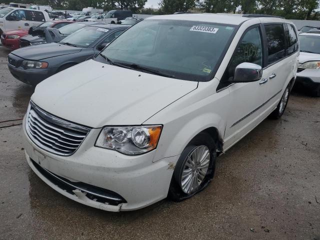 2C4RC1CG1DR534181 - 2013 CHRYSLER TOWN & COU TOURING L WHITE photo 1