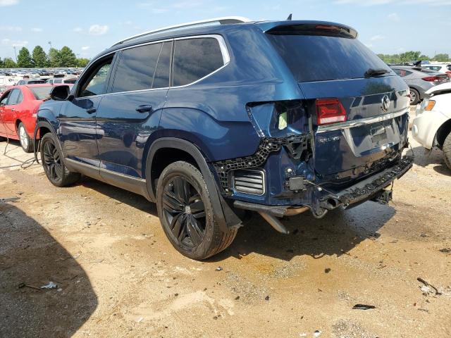 1V2TR2CA6MC591960 - 2021 VOLKSWAGEN ATLAS SEL PREMIUM BLUE photo 2