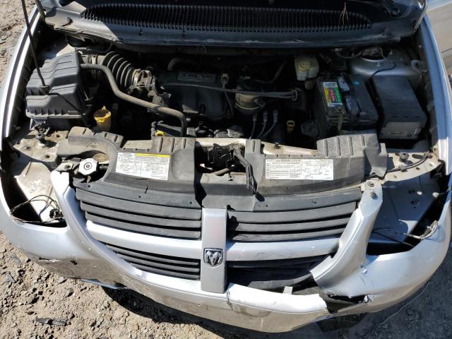2D4GP44L95R141834 - 2005 DODGE GRAND CARAVAN SXT ნაცრისფერი ფოტო 12