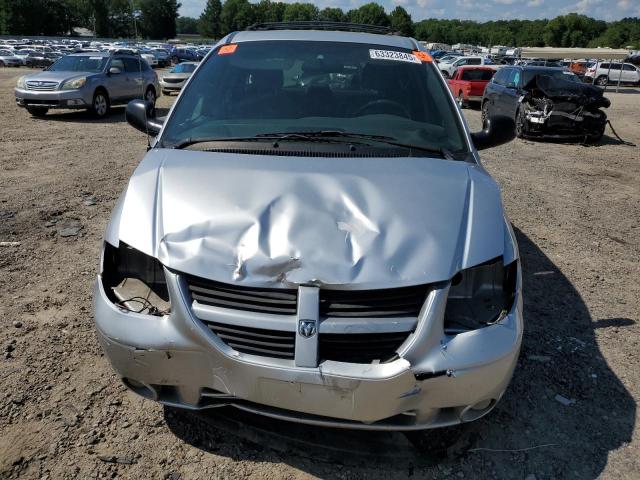 2D4GP44L95R141834 - 2005 DODGE GRAND CARAVAN SXT ნაცრისფერი ფოტო 5