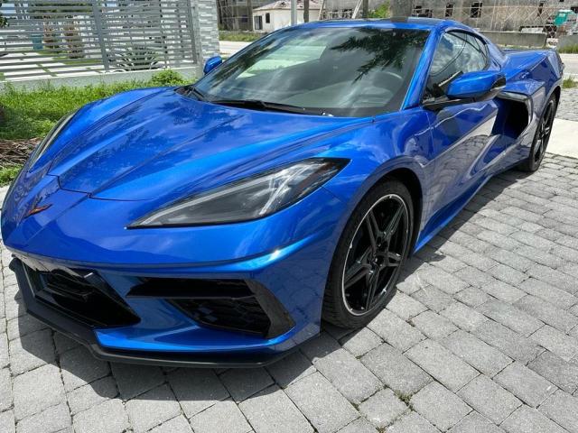 1G1YA2D45P5121010 - 2023 CHEVROLET CORVETTE STINGRAY 1LT BLUE photo 2