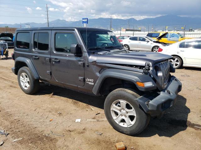 1C4HJXDN1JW248318 - 2018 JEEP WRANGLER U SPORT GRAY photo 4