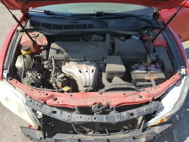 4T1BE46K17U048048 - 2007 TOYOTA CAMRY CE RED photo 11