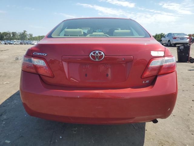4T1BE46K17U048048 - 2007 TOYOTA CAMRY CE RED photo 6