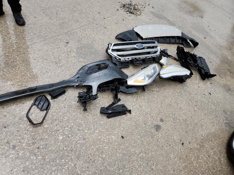 1FMCU9HD5KUA55600 - 2019 FORD ESCAPE SEL ნაცრისფერი ფოტო 12