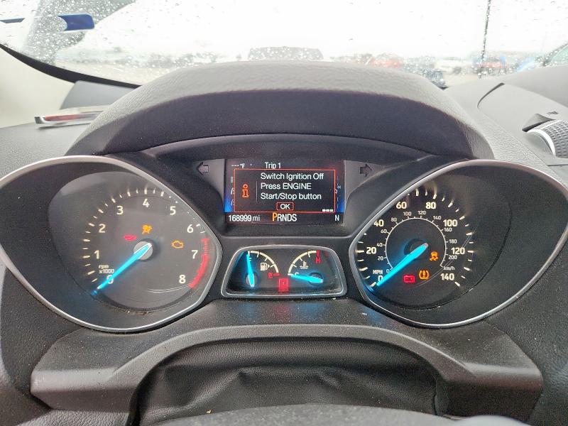 1FMCU9HD5KUA55600 - 2019 FORD ESCAPE SEL ნაცრისფერი ფოტო 9