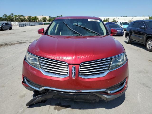 2LMTJ6KRXGBL60832 - 2016 LINCOLN MKX SELECT RED photo 5