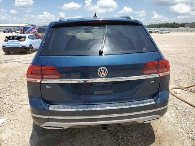 1V2ER2CA7KC619786 - 2019 VOLKSWAGEN ATLAS SEL BLUE photo 6