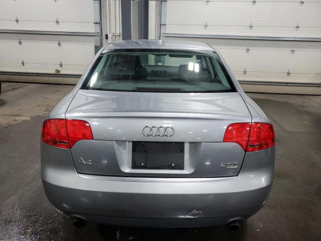 WAUDF78E77A152576 - 2007 AUDI A4 2.0T QUATTRO SILVER photo 6