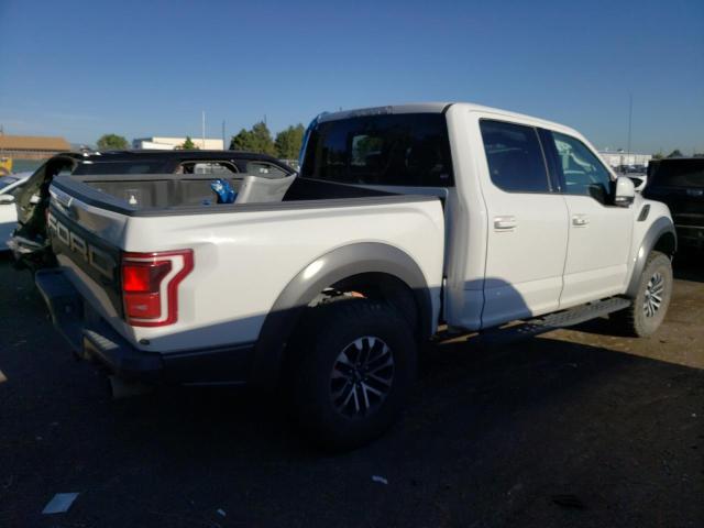 1FTFW1RG5KFC86412 - 2019 FORD F150 RAPTOR WHITE photo 3