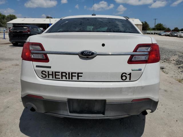 1FAHP2MK5JG125581 - 2018 FORD TAURUS POLICE INTERCEPTOR WHITE photo 6