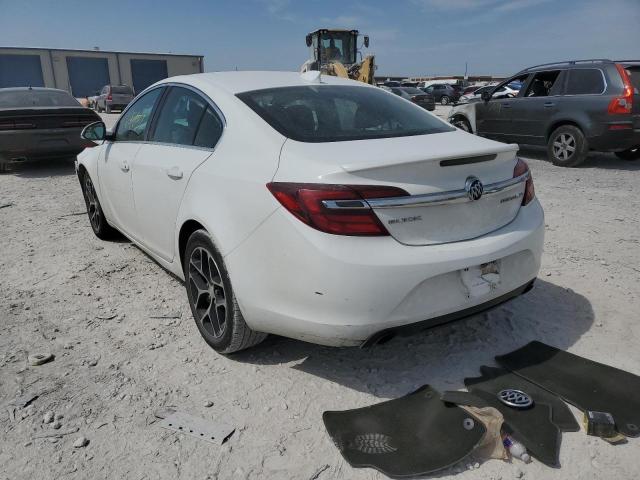 2G4GL5EX3H9118307 - 2017 BUICK REGAL SPORT TOURING WHITE photo 3