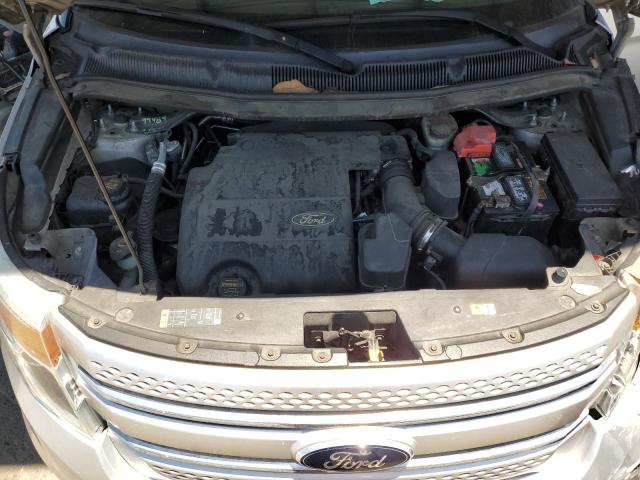 1FM5K7D86DGB15039 - 2013 FORD EXPLORER XLT 银色 照片 12