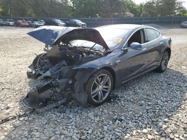 5YJSA1H11EFP61296 - 2014 TESLA MODEL S Boz foto 1