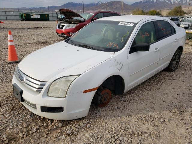 3FAFP06Z96R183800 - 2006 FORD FUSION S WHITE photo 2