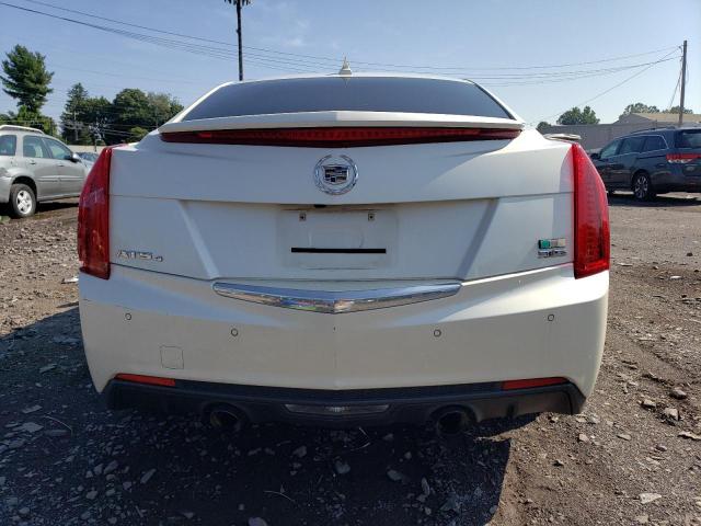 1G6AH5R36D0142420 - 2013 CADILLAC ATS LUXURY WHITE photo 6