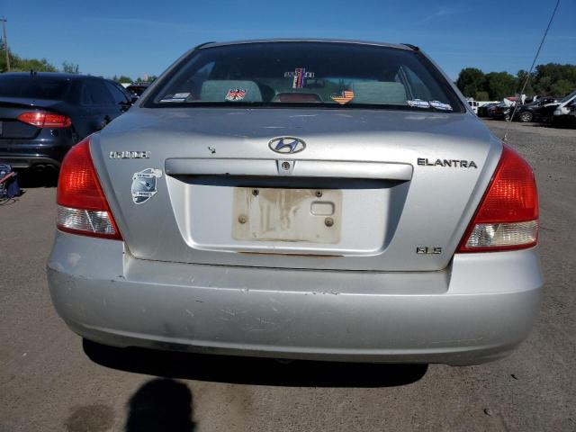 KMHDN45D51U043759 - 2001 HYUNDAI ELANTRA GLS SILVER photo 6