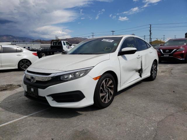 2HGFC2F70GH568323 - 2016 HONDA CIVIC EX WHITE photo 2