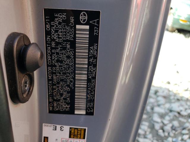 JTKJF5C70C3024951 - 2012 TOYOTA SCION TC Boz foto 13