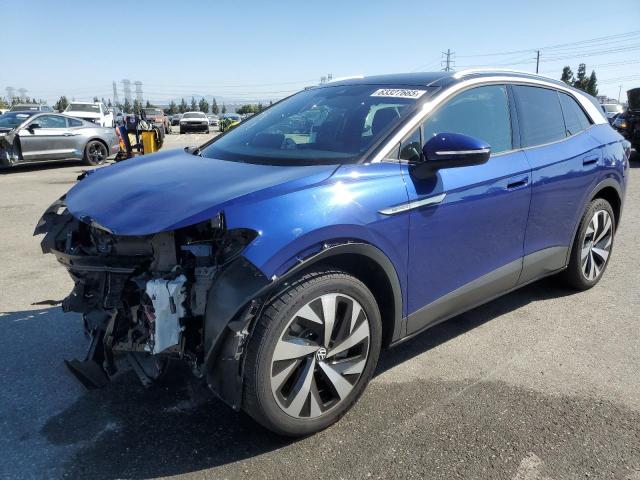 WVGUNPE20MP064926 - 2021 VOLKSWAGEN ID.4 PRO S 蓝色 照片 1