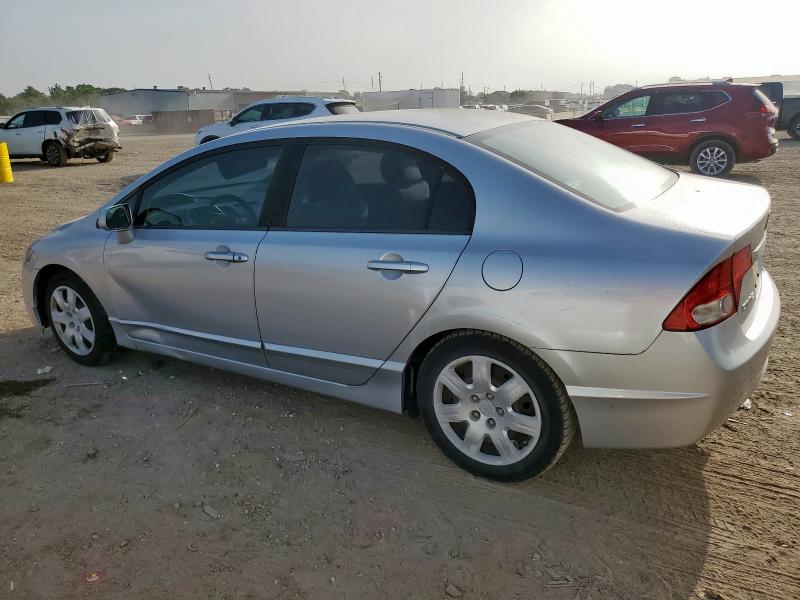 19XFA1F5XBE036577 - 2011 HONDA CIVIC LX SILVER photo 2